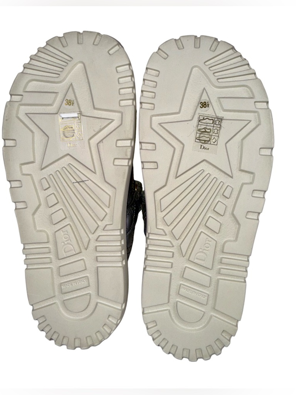 “DIOR OR “DIORACT SANDALS IN SILVER - Picture 8 of 10